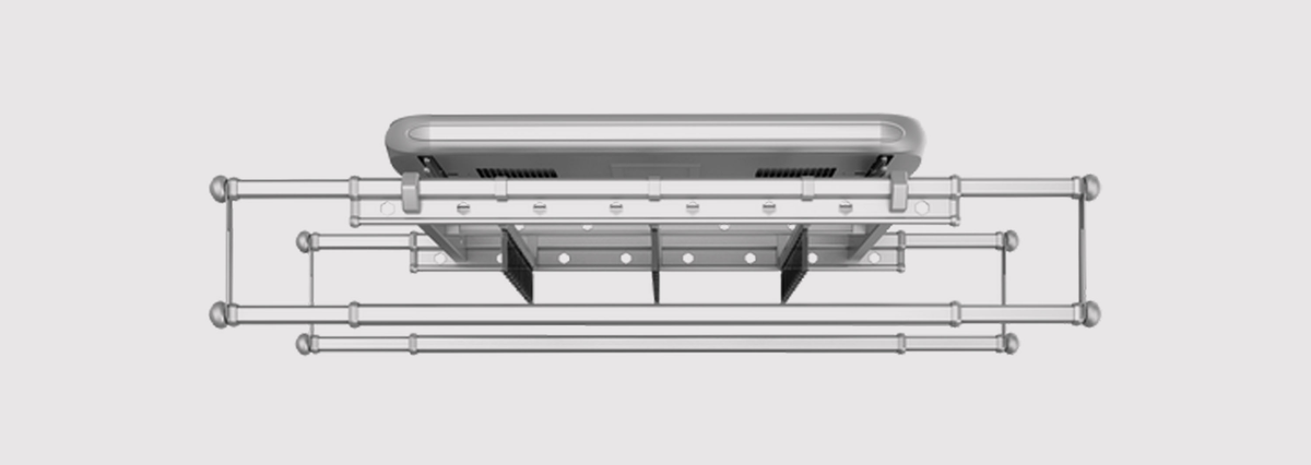Ceiling Mounted Indoor Clotheslines | Topline Clotheslines